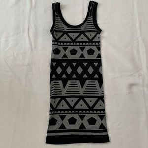 Bebe Kardashians Tribal Print Dress